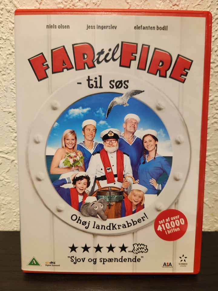 Far til Fire til Søs, DVD, andet