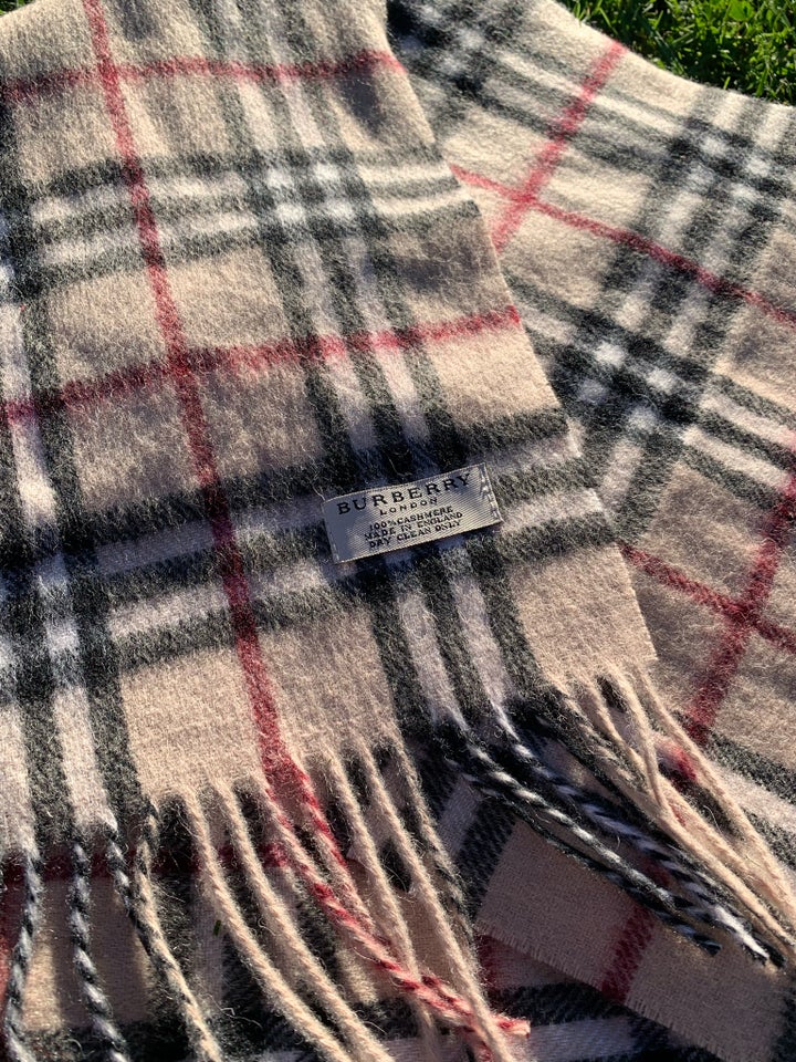 Tørklæde, Vintage Burberry