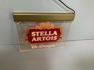 Lys skilt Stella Artois  Stella