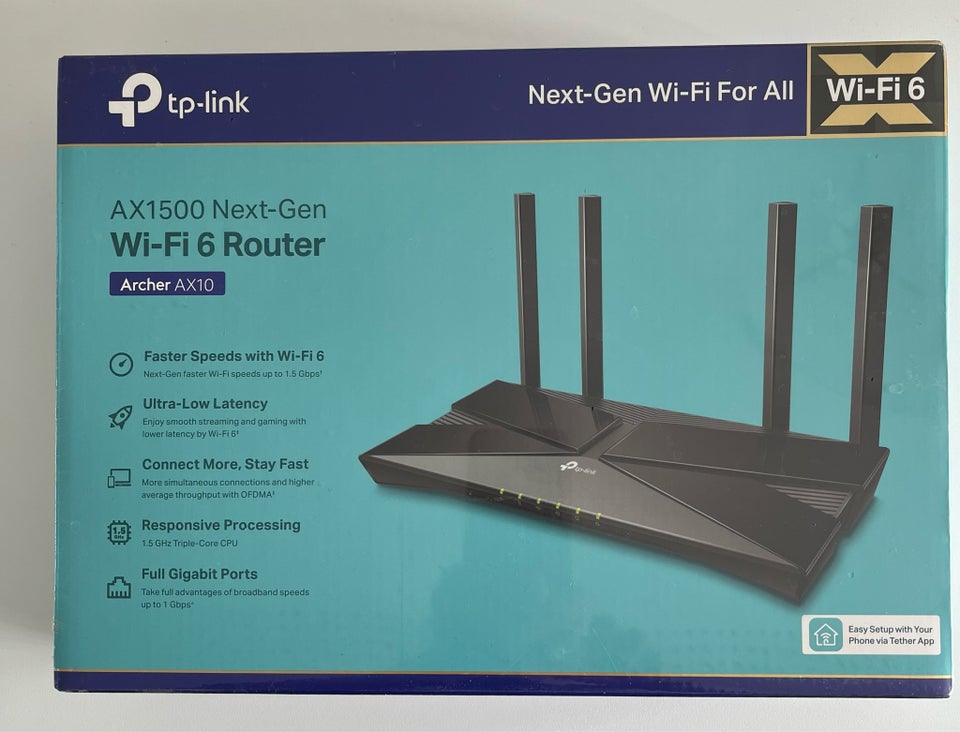 Wi-Fi 6 Router, Tp-link