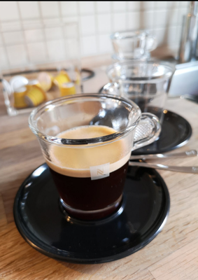 Glas Originale Nespresso kopper