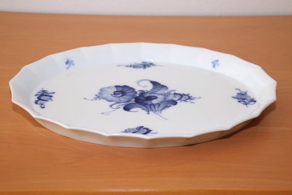 Porcelæn Fad Blå blomst