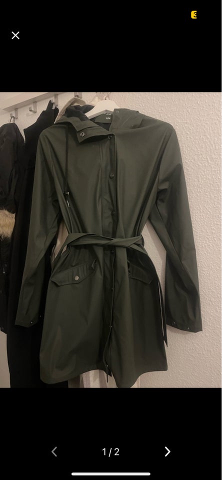 Regnjakke, str. 38, Rain Wear