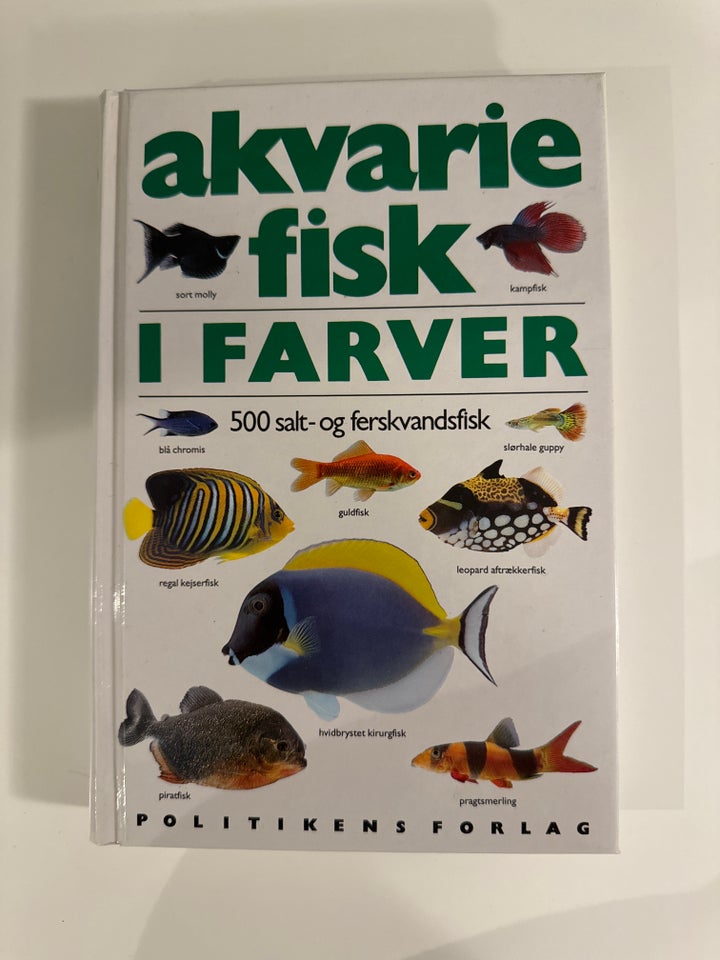 Akvariebøger, emne: dyr