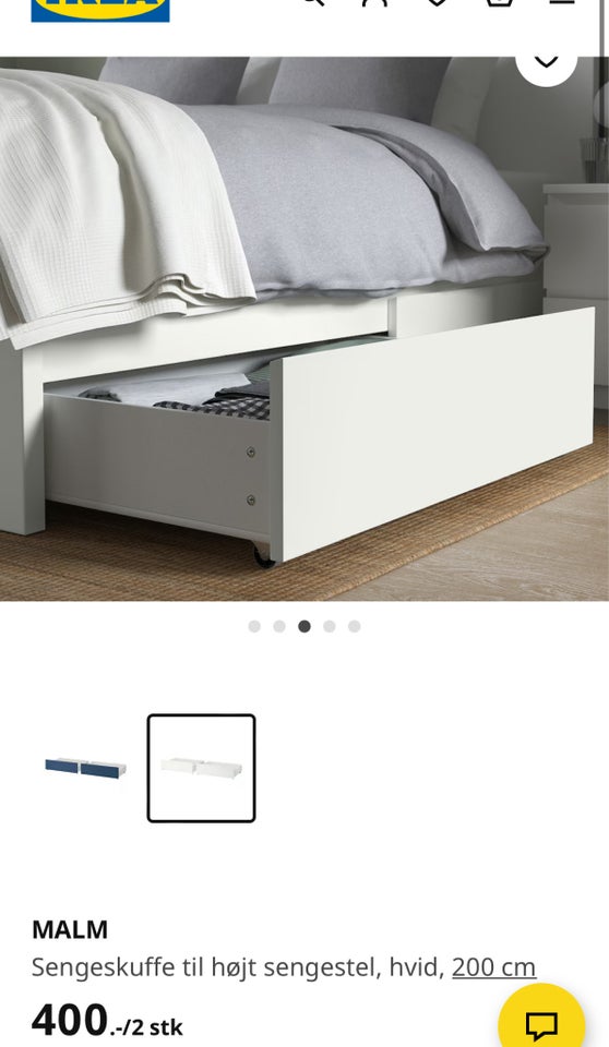 Sengeskuffe, Ikea malm