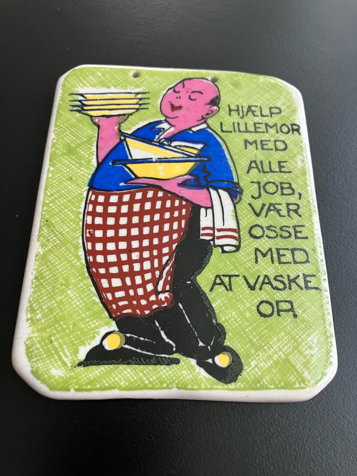 Retro porcelæns skilt