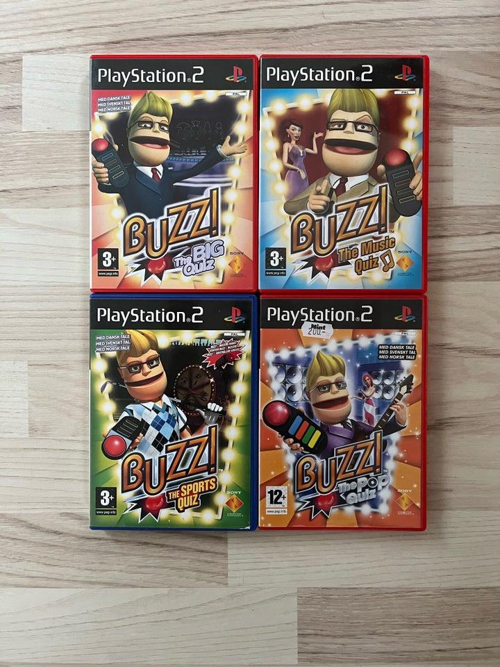 Buzz! Diverse Spil, PS2