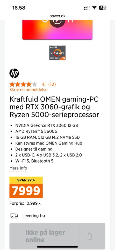 HP, Omen, Perfekt