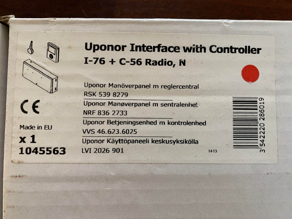 Uponor kontrolenhed C-56, Uponor