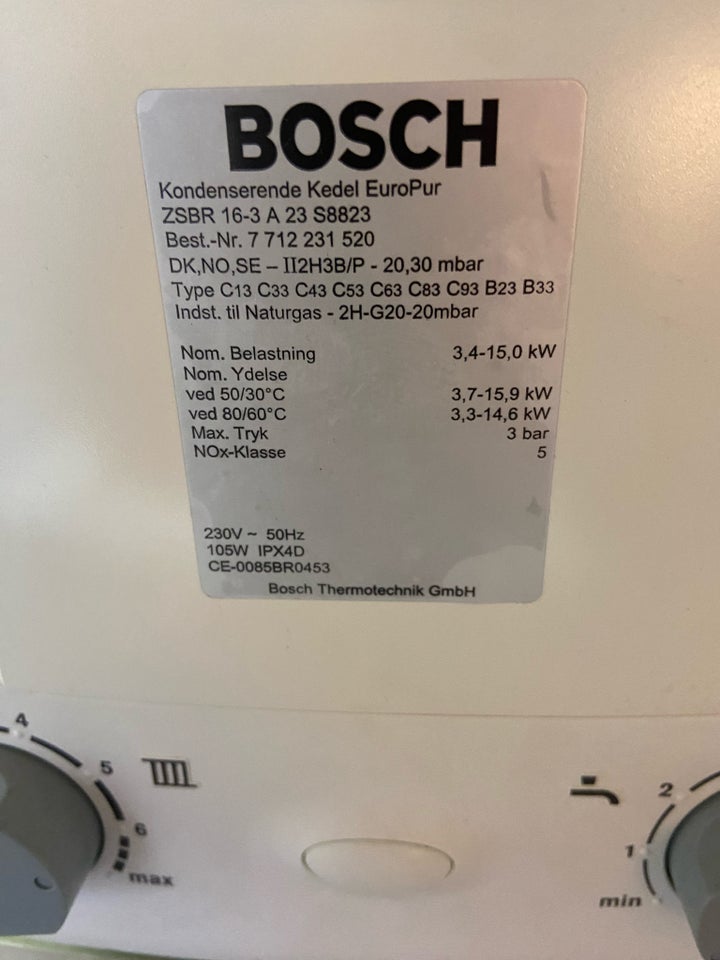 Gasfyr, Bosch