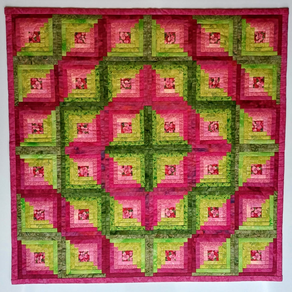 Patchwork tæppe Håndlavet