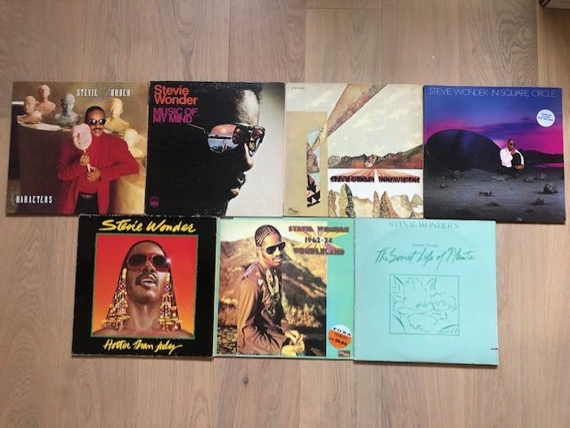 LP Stevie Wonder x 7 Samling