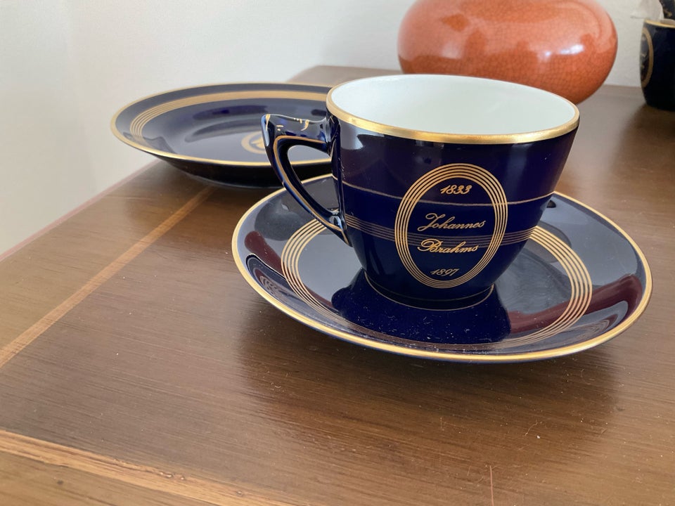 Porcelæn kaffekop underkop og