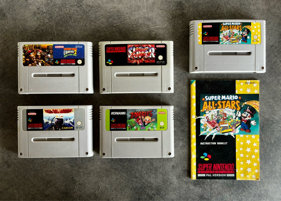 Div spil til SNES  Super