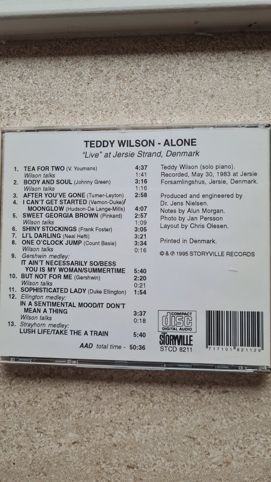 TEDDY WILSON: ALONE, jazz