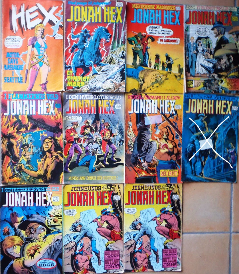 Jonah Hex - Hex - 10 stk, Se billede,