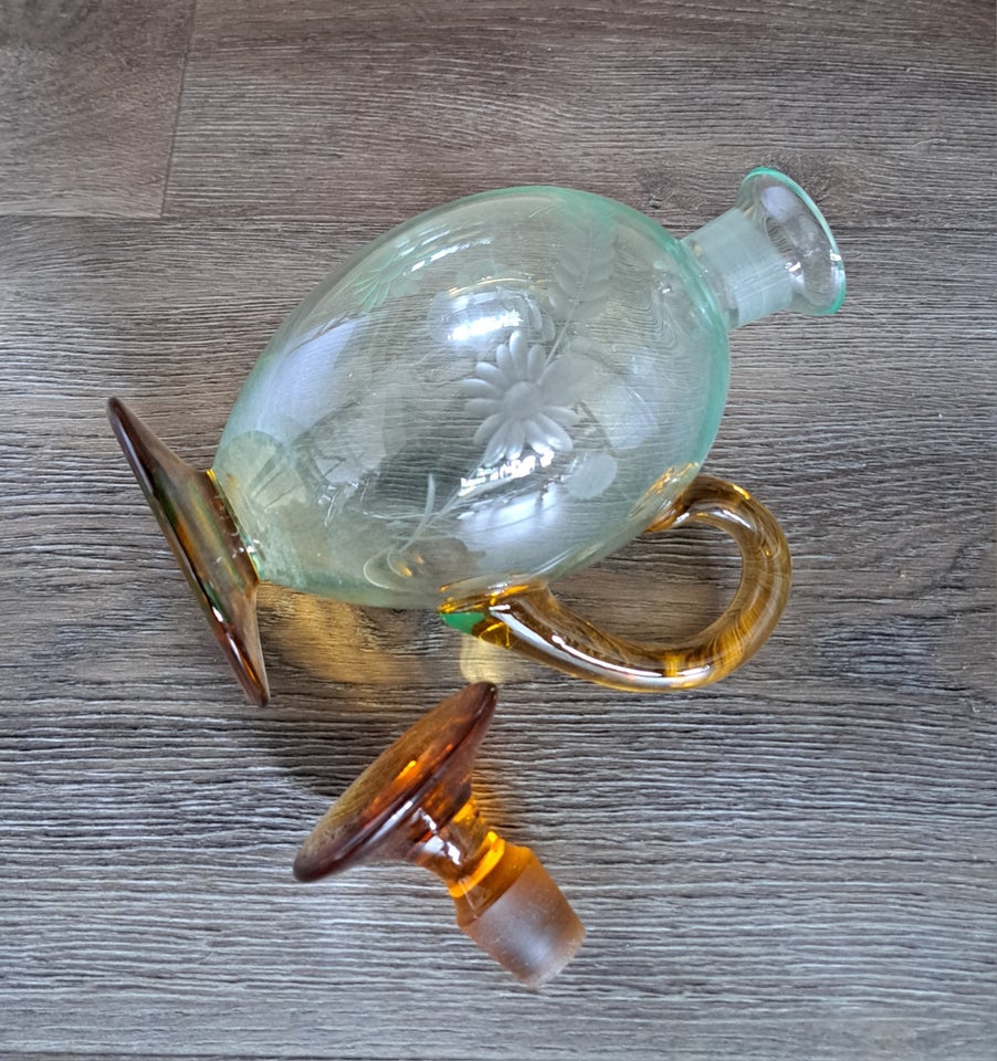 Glas Karaffel med portvinsglas