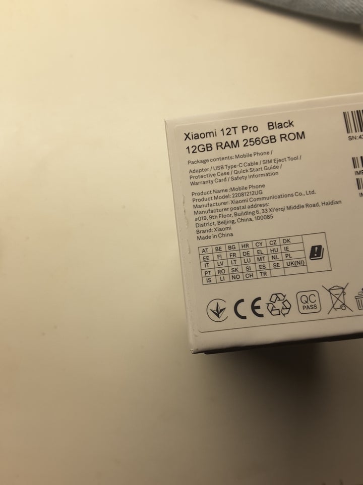 Xiaomi 12T PRO MED 200mp KAMERA