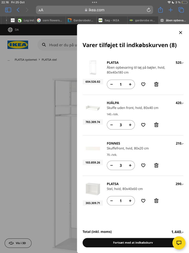 PLASTA GARDEROBE , IKEA