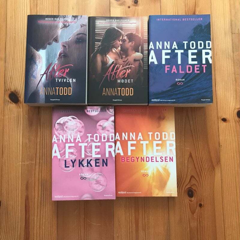 AFTER 1-5 samlet pakke, Anna Todd,