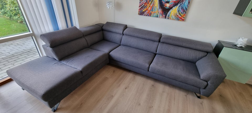 Hjørnesofa, stof, 8 pers.