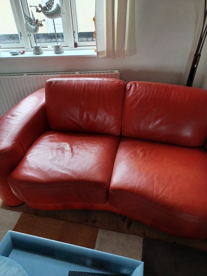 Sofa læder 2 pers