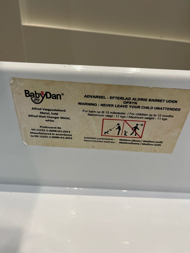 Puslebord, Babydan