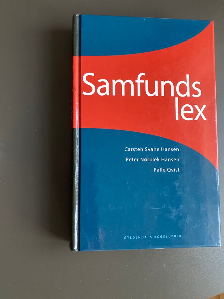 Samfundslex , emne: leksikon