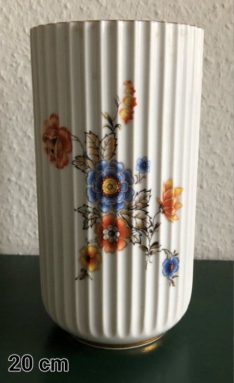 Porcelæn, Blomster vase, Lyngby