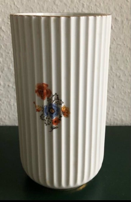 Porcelæn, Blomster vase, Lyngby