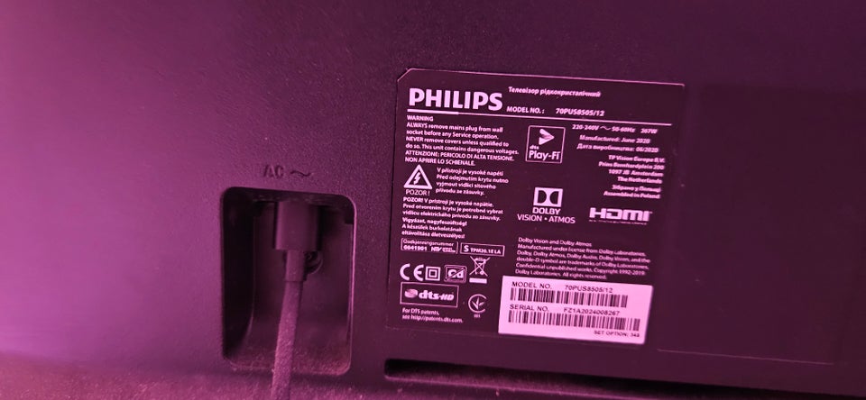 Plasma, Philips, 70pus8505