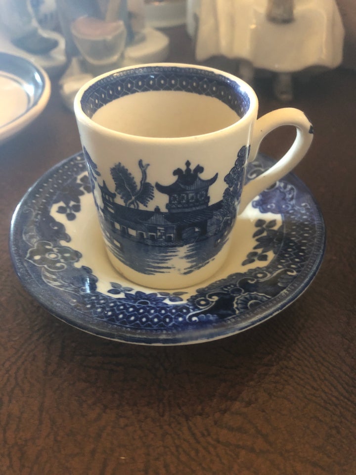 Fajance Mokkakop kaffekop Blue