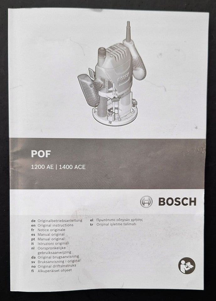 Overfræser, BOSCH POF 1200 AE