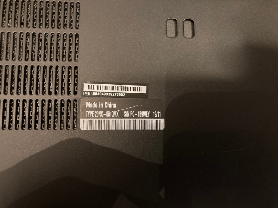 Lenovo T490s, 1,8 GHz, 16 GB ram