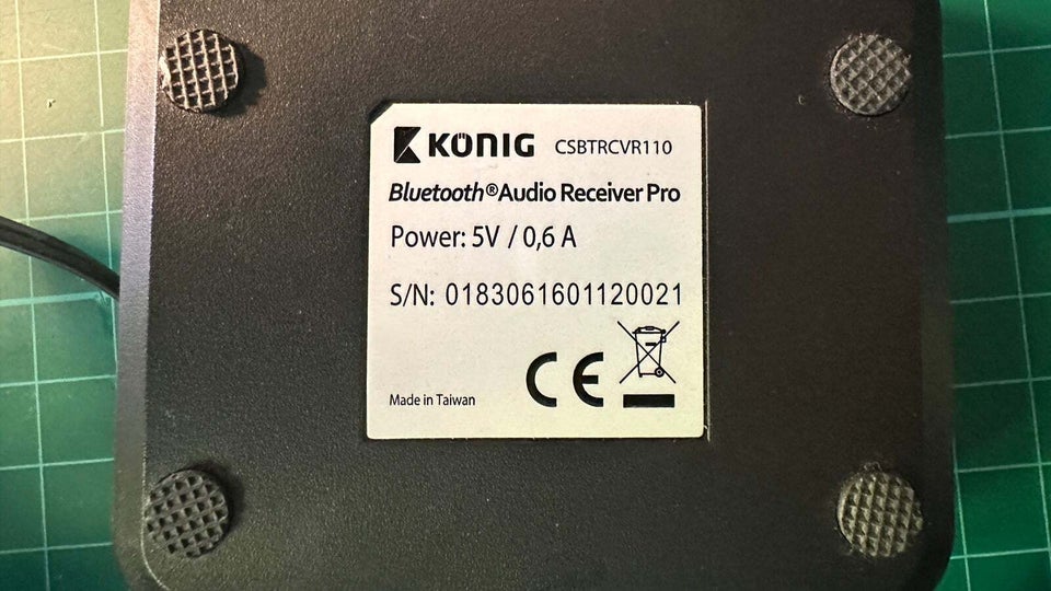 Bluetooth receiver, Konig,