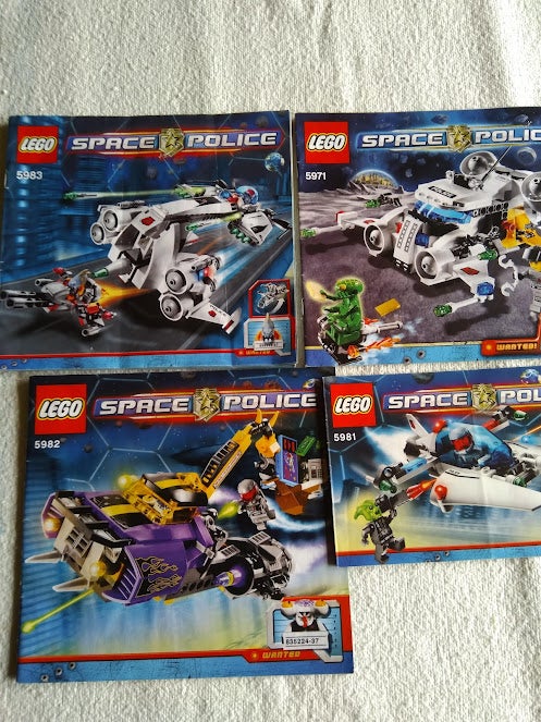 Lego Space Police Fire numre