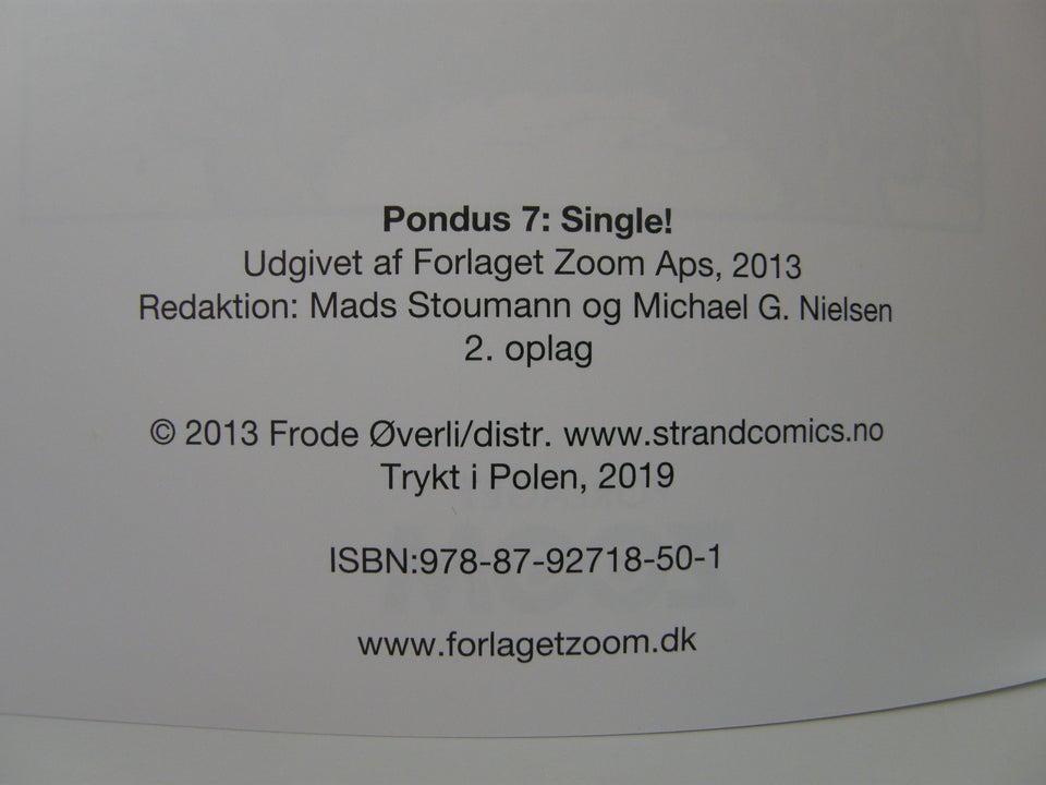 Pondus 7 - Single!, Frode Øverli,