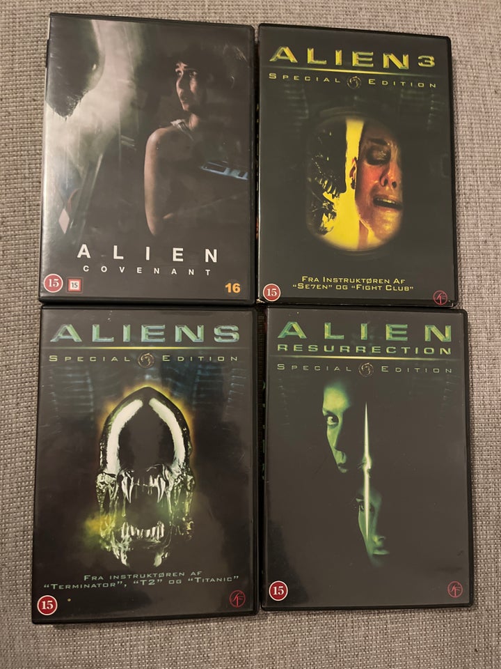 Alien samling , DVD, science