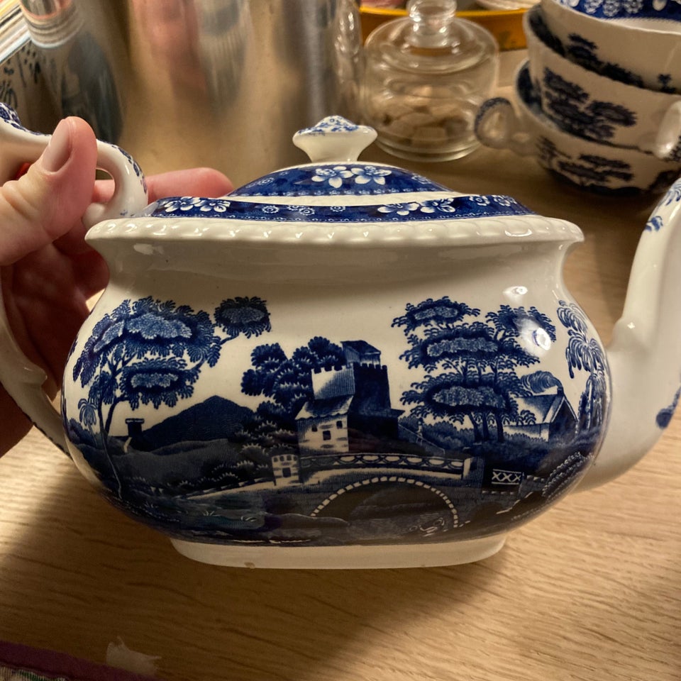 Porcelæn, Blue Italian tekande,