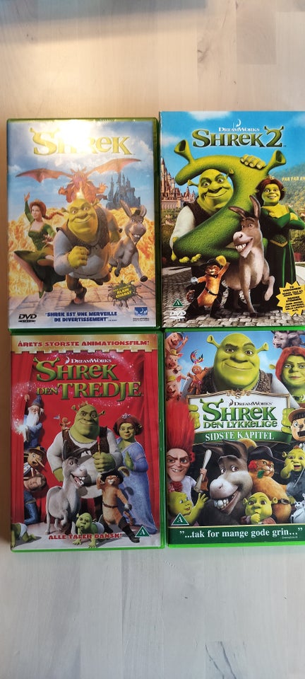 Shrek, DVD, tegnefilm