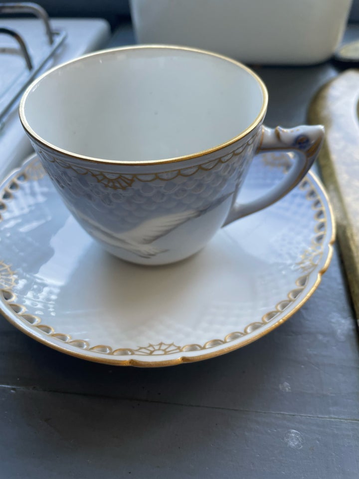 Porcelæn Kaffekop og underkop