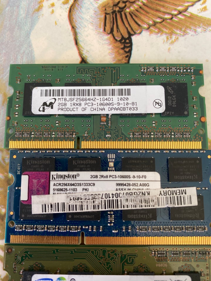 Samsung/kingston 2 DDR3 SDRAM