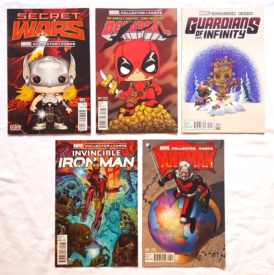 MARVEL single issues – løssalg 1