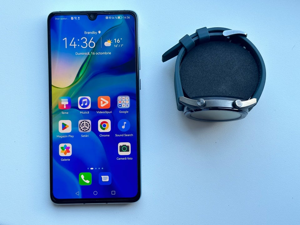 HUAWEI P30 og Huawei GT smartwatch