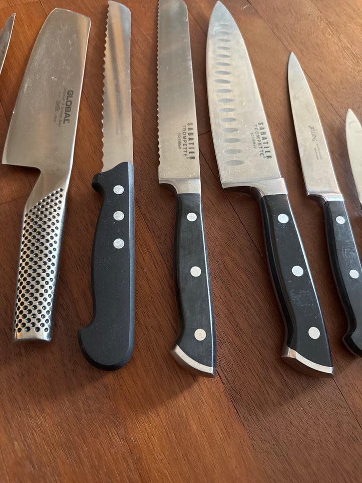 Forskellige knive Blandet