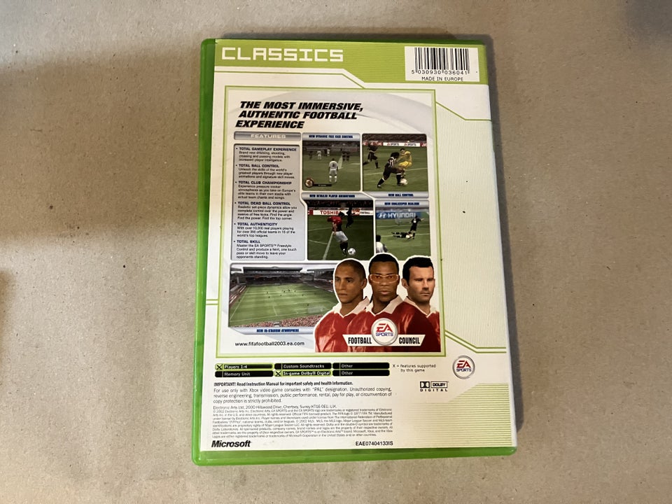 FIFA Football 2003, Xbox