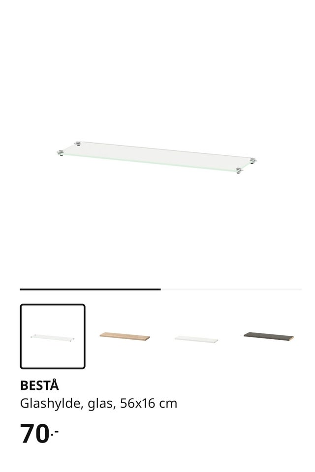 Vægskab IKEA b: 60 d: 20 h: 38