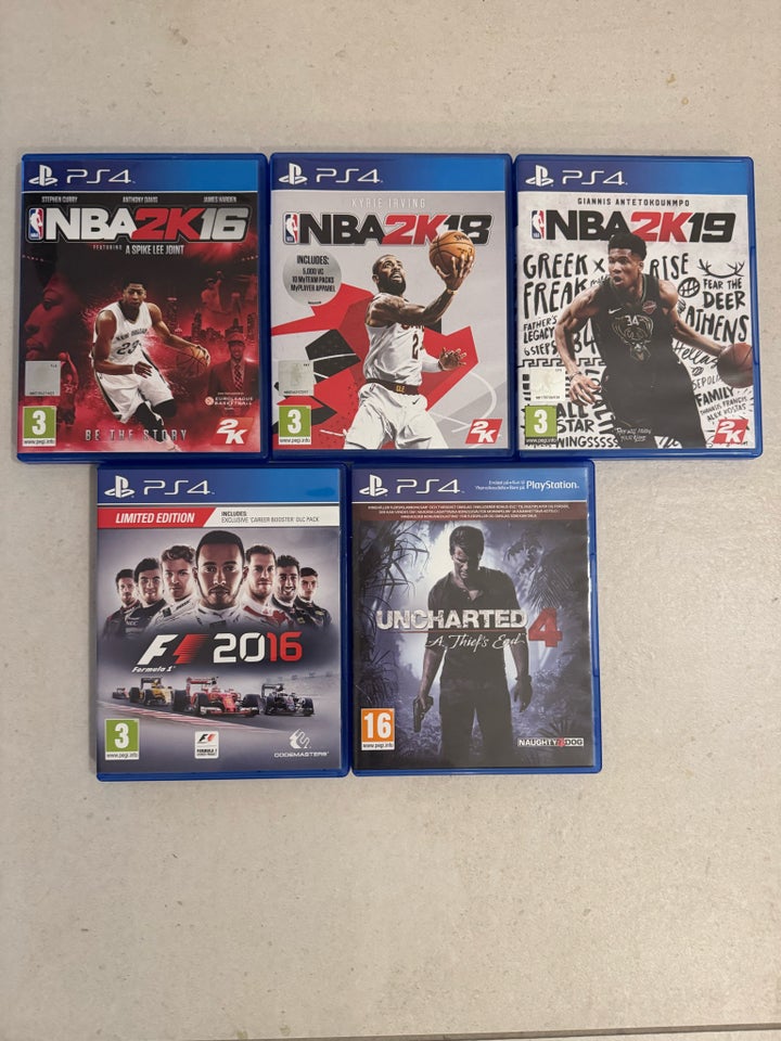 Diverse spil, PS4, sport