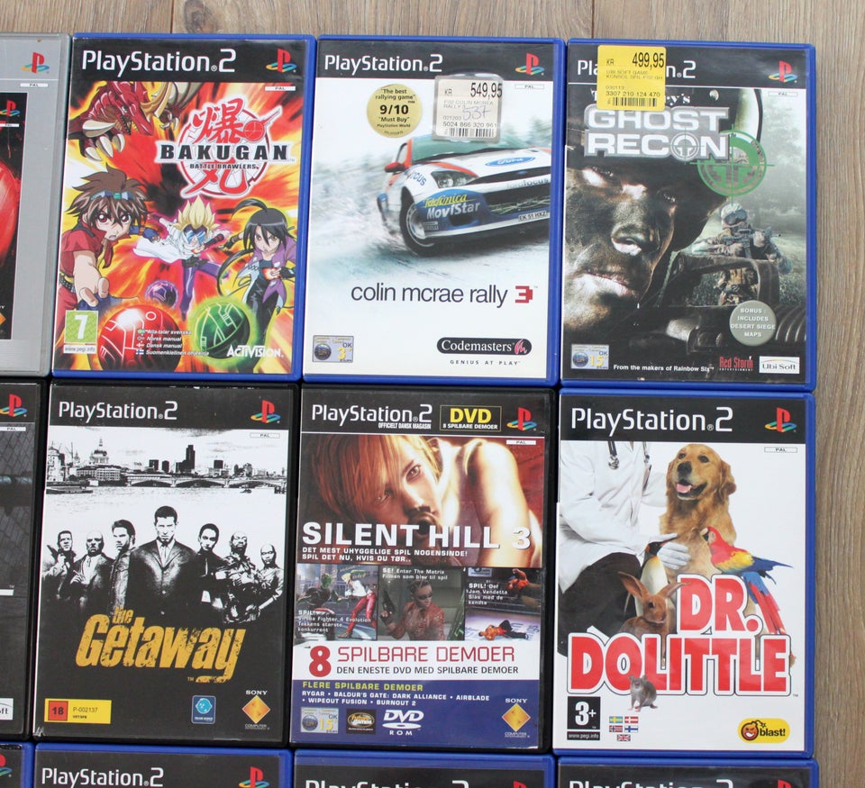 24 stk Playstation 2 spil PS2