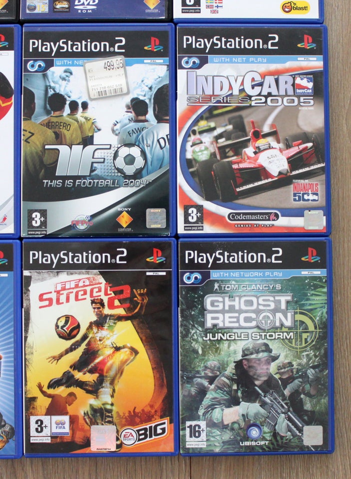 24 stk Playstation 2 spil PS2